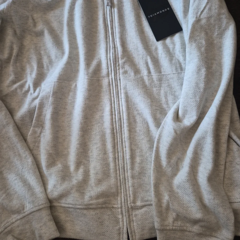 7Diamonds Generation 4-Way Stretch Full Zip Hoodie Cream Men’s XL NWT Org $140